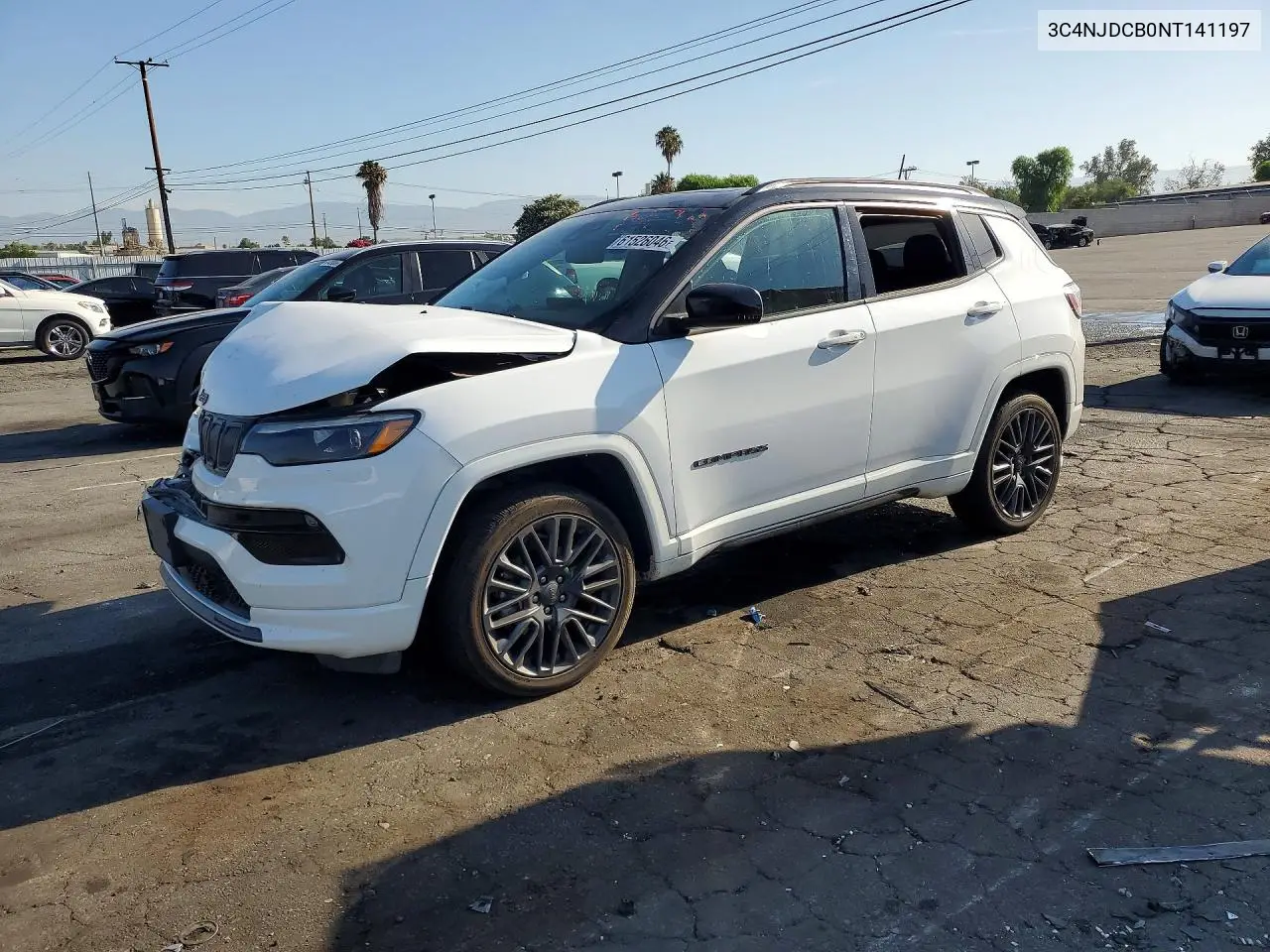2022 Jeep Compass Limited VIN: 3C4NJDCB0NT141197 Lot: 61526046