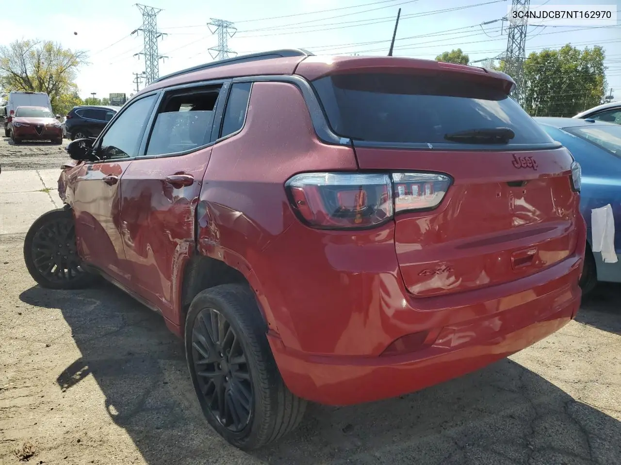 3C4NJDCB7NT162970 2022 Jeep Compass Limited