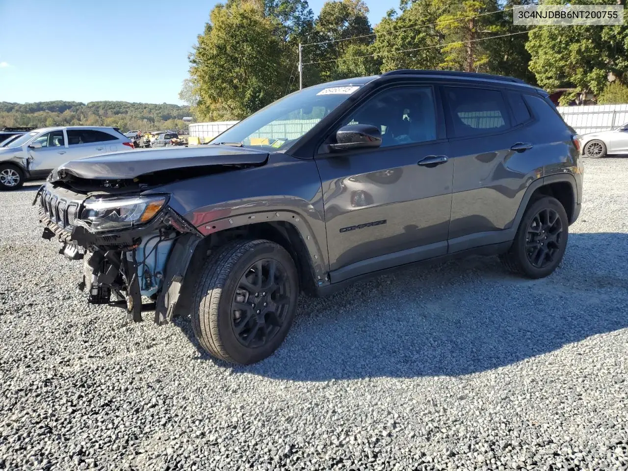 3C4NJDBB6NT200755 2022 Jeep Compass Latitude