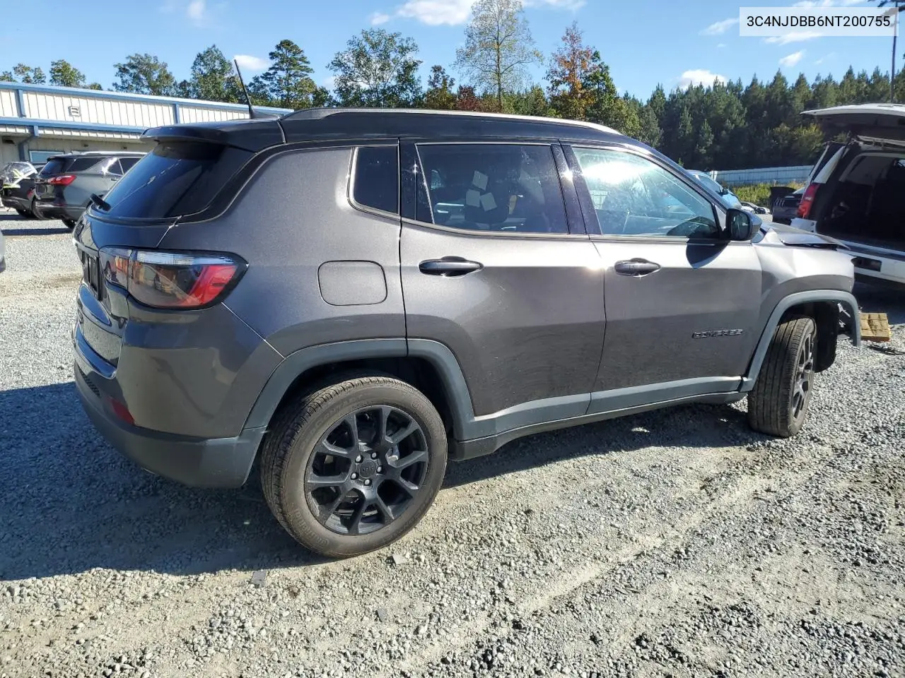 3C4NJDBB6NT200755 2022 Jeep Compass Latitude