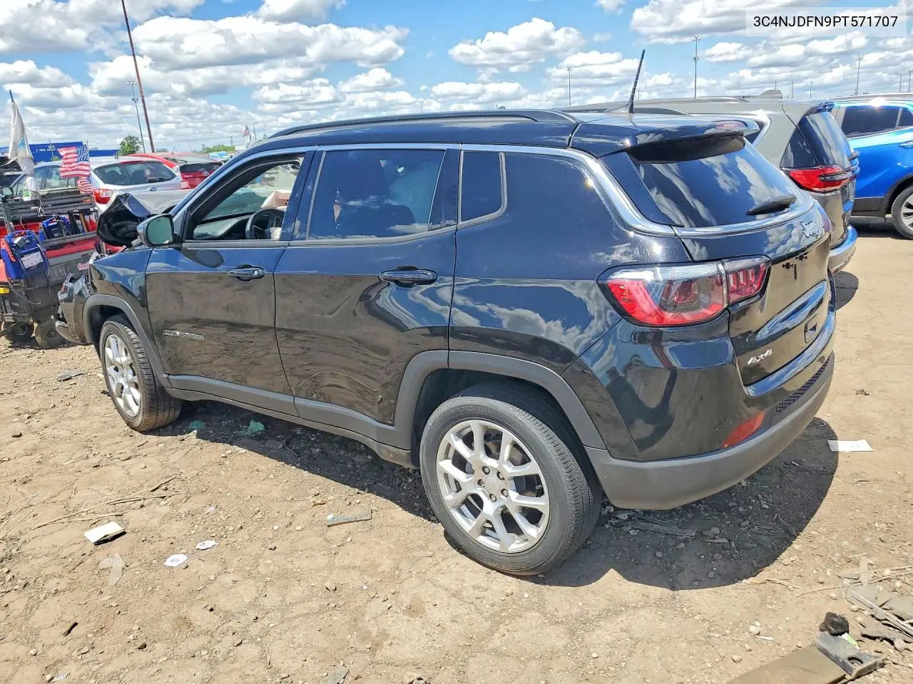 2023 Jeep Compass Latitude Lux VIN: 3C4NJDFN9PT571707 Lot: 58106646