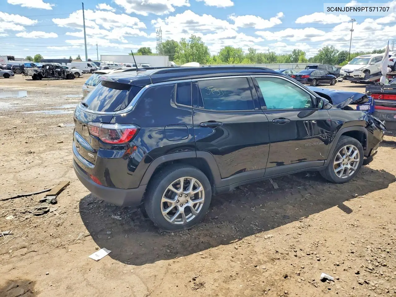 2023 Jeep Compass Latitude Lux VIN: 3C4NJDFN9PT571707 Lot: 58106646