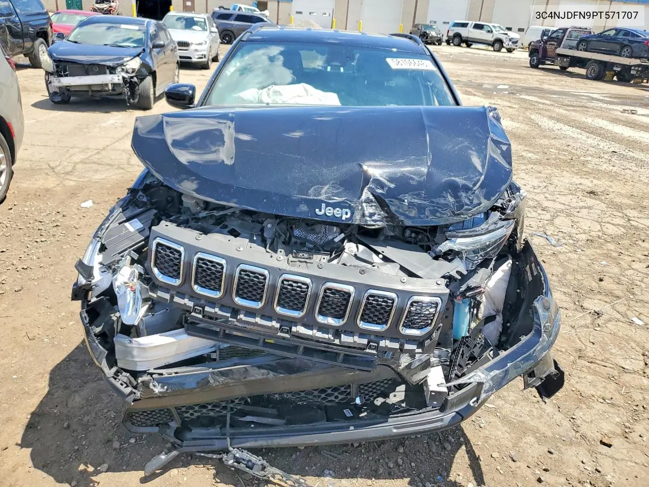 2023 Jeep Compass Latitude Lux VIN: 3C4NJDFN9PT571707 Lot: 58106646