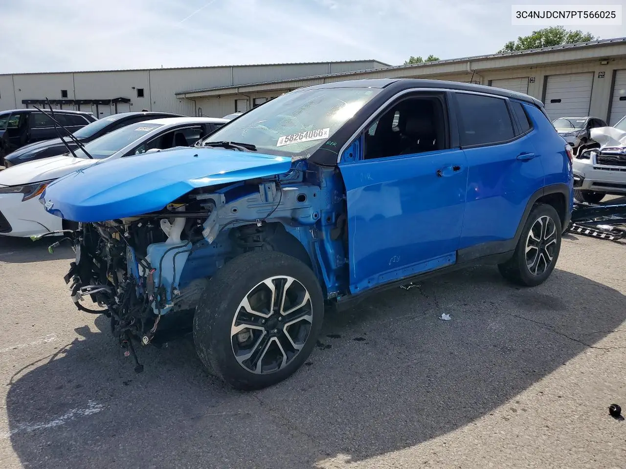 2023 Jeep Compass Limited VIN: 3C4NJDCN7PT566025 Lot: 58264066