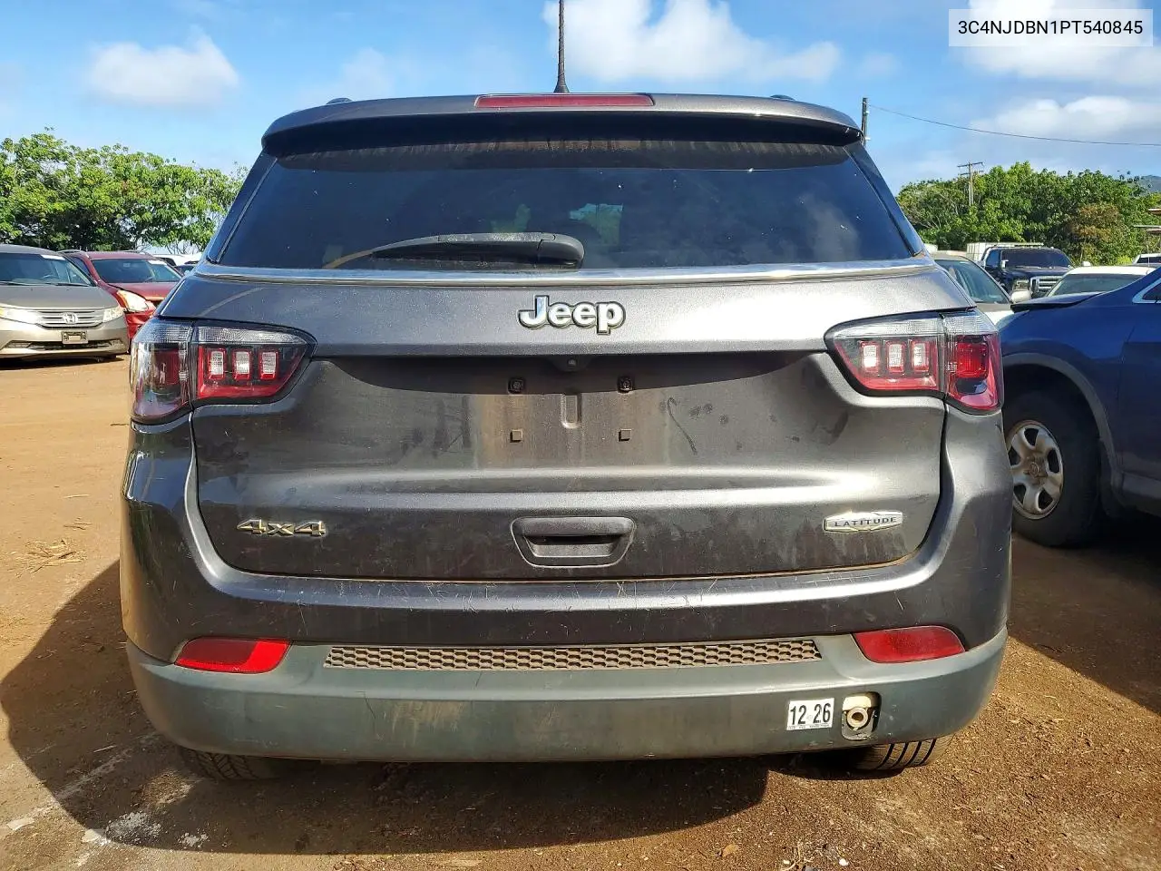 2023 Jeep Compass Latitude VIN: 3C4NJDBN1PT540845 Lot: 58477226