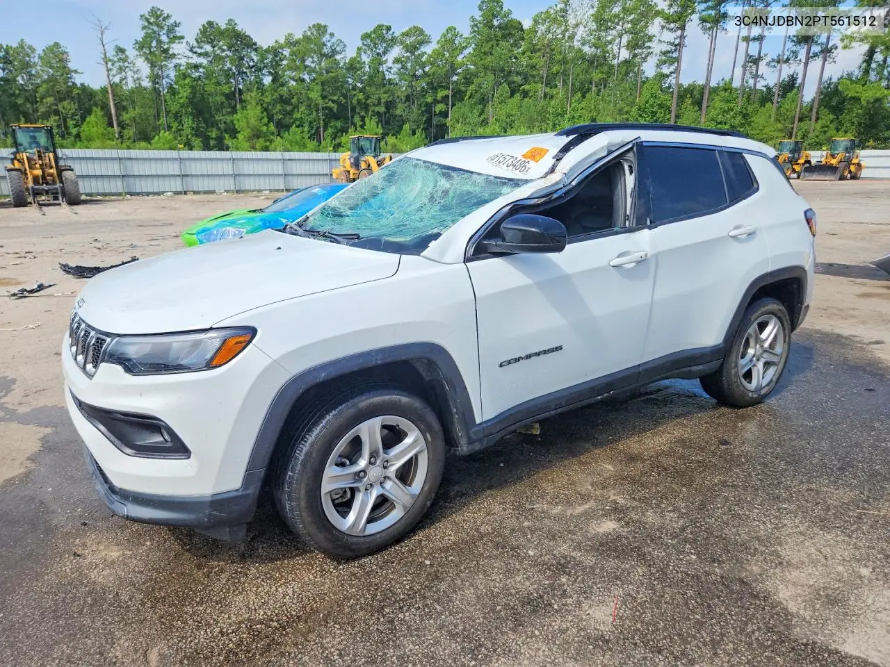 2023 Jeep Compass Latitude VIN: 3C4NJDBN2PT561512 Lot: 61573486