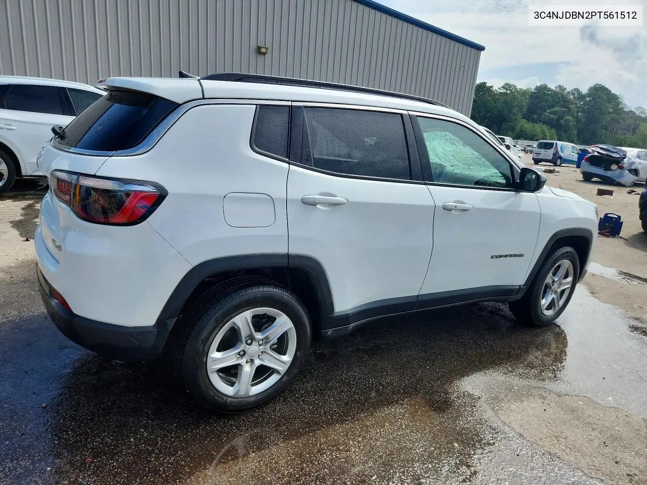 2023 Jeep Compass Latitude VIN: 3C4NJDBN2PT561512 Lot: 61573486