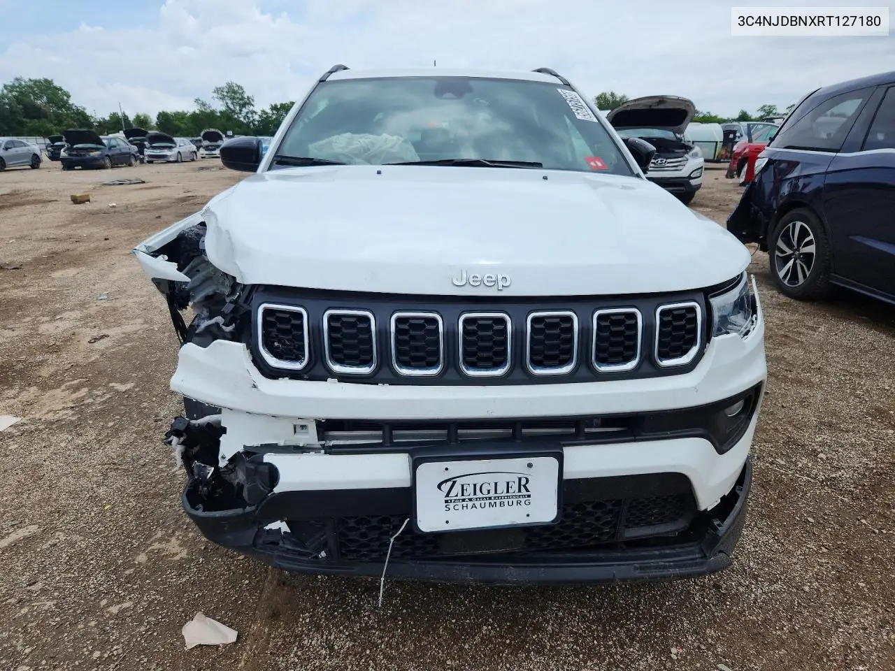 2024 Jeep Compass Latitude VIN: 3C4NJDBNXRT127180 Lot: 56275156