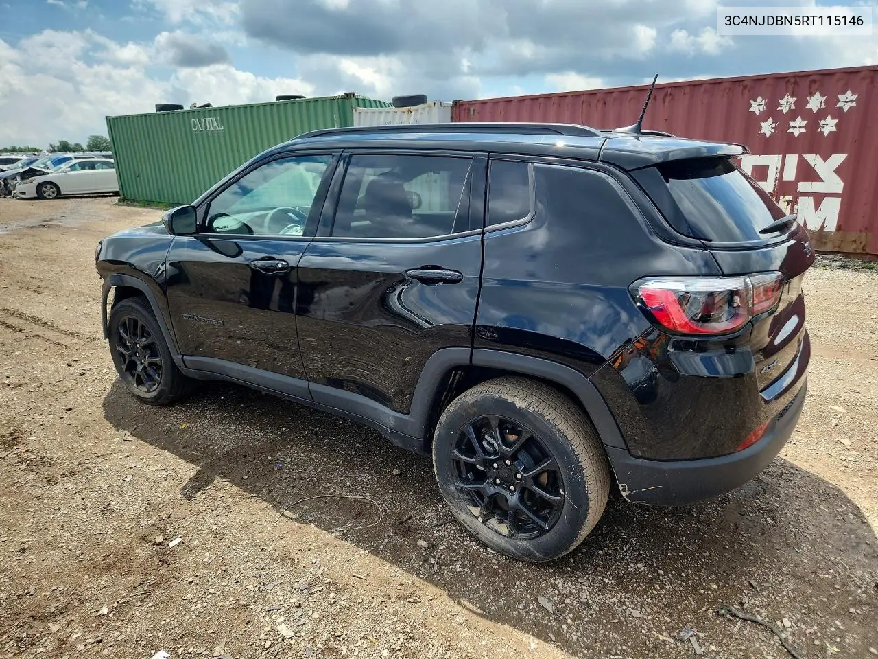 2024 Jeep Compass Latitude VIN: 3C4NJDBN5RT115146 Lot: 56427546