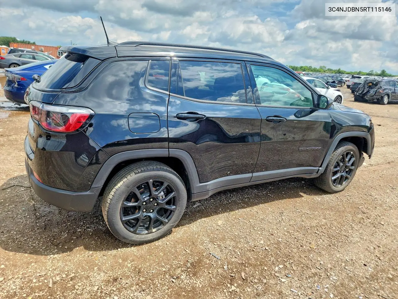 2024 Jeep Compass Latitude VIN: 3C4NJDBN5RT115146 Lot: 56427546