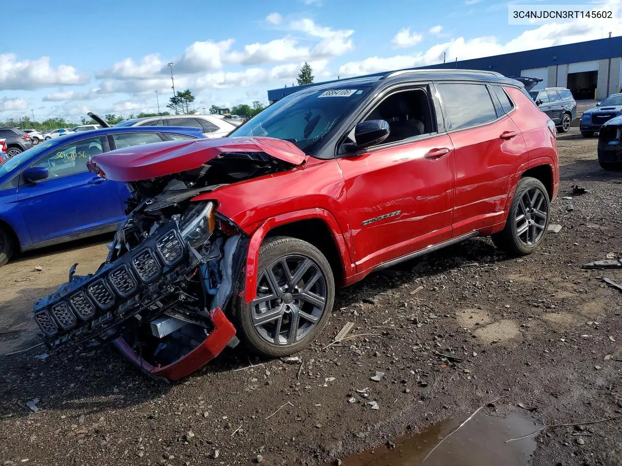 2024 Jeep Compass Limited VIN: 3C4NJDCN3RT145602 Lot: 56864106
