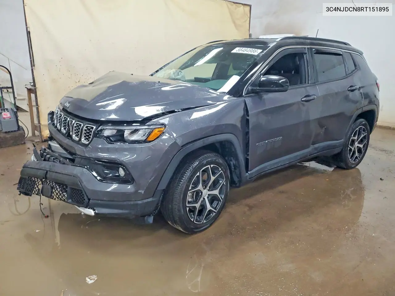 2024 Jeep Compass Limited VIN: 3C4NJDCN8RT151895 Lot: 58484986
