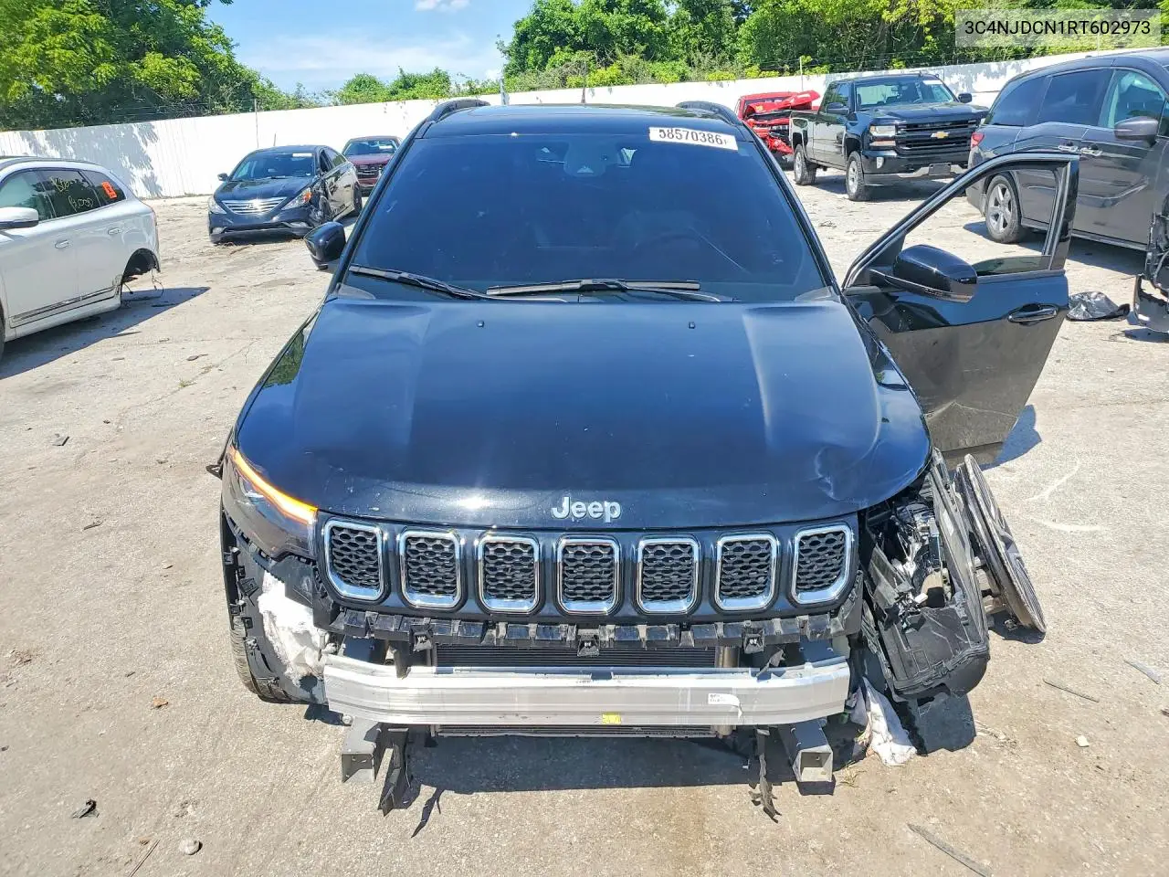 2024 Jeep Compass Limited VIN: 3C4NJDCN1RT602973 Lot: 58570386