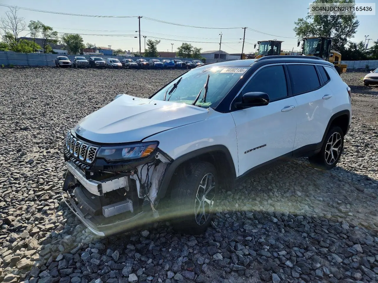 2024 Jeep Compass Limited VIN: 3C4NJDCN2RT165436 Lot: 60382136