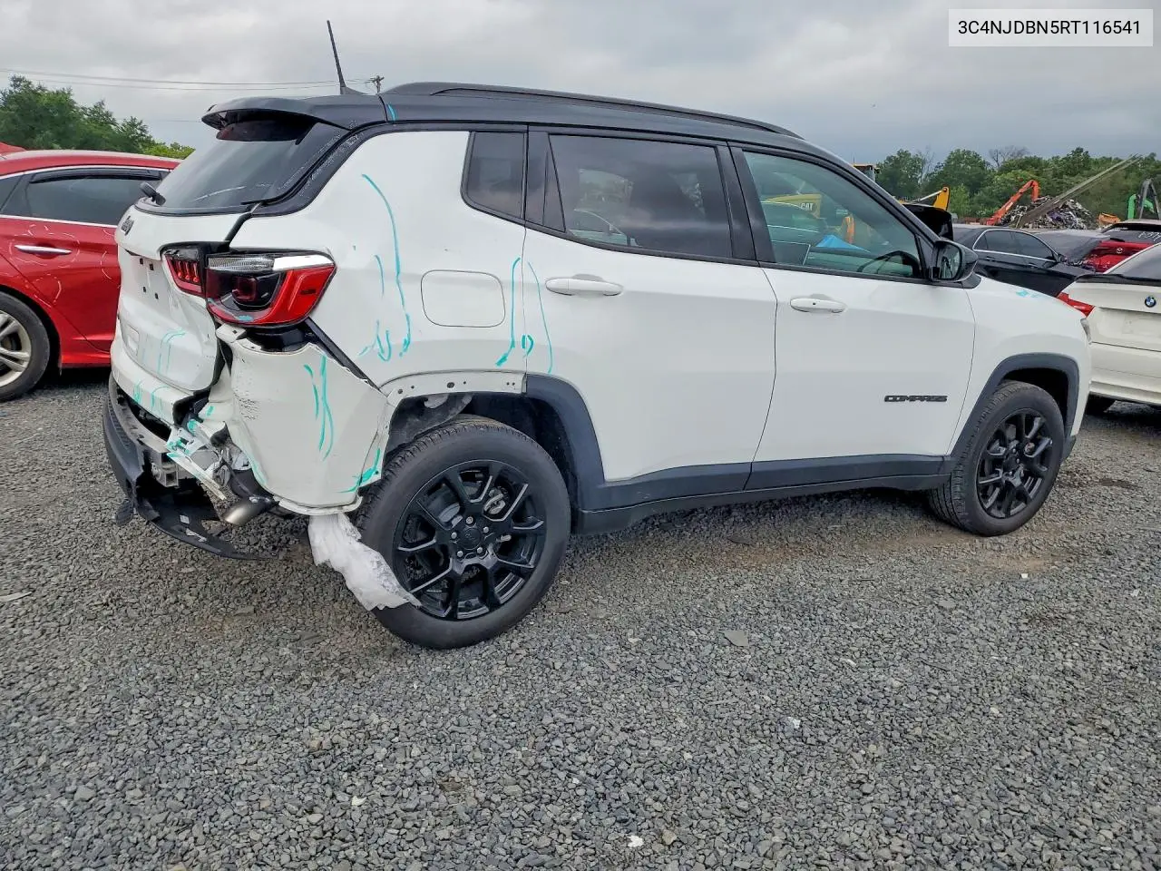 2024 Jeep Compass Latitude VIN: 3C4NJDBN5RT116541 Lot: 61552726