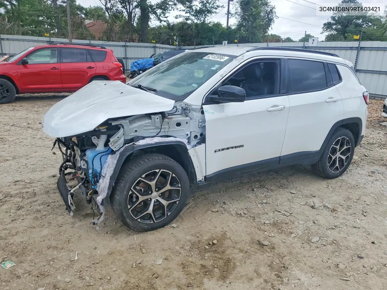 2024 Jeep Compass Latitude VIN: 3C4NJDBN9RT603421 Lot: 62132996
