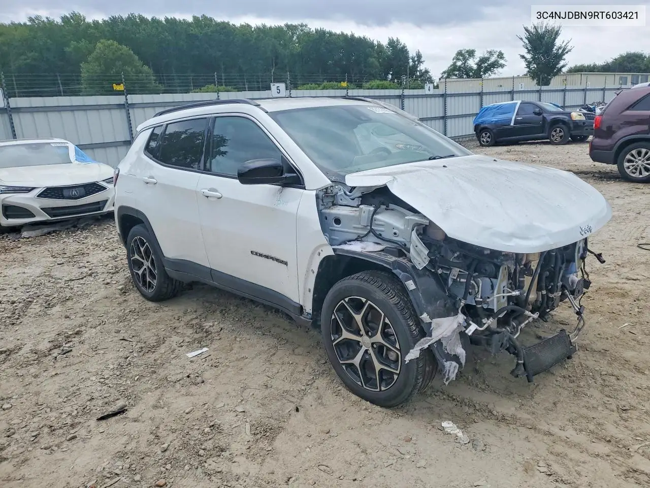 2024 Jeep Compass Latitude VIN: 3C4NJDBN9RT603421 Lot: 62132996