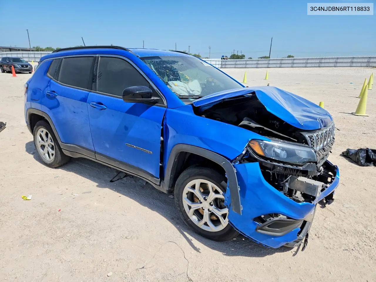 2024 Jeep Compass Latitude VIN: 3C4NJDBN6RT118833 Lot: 62243786