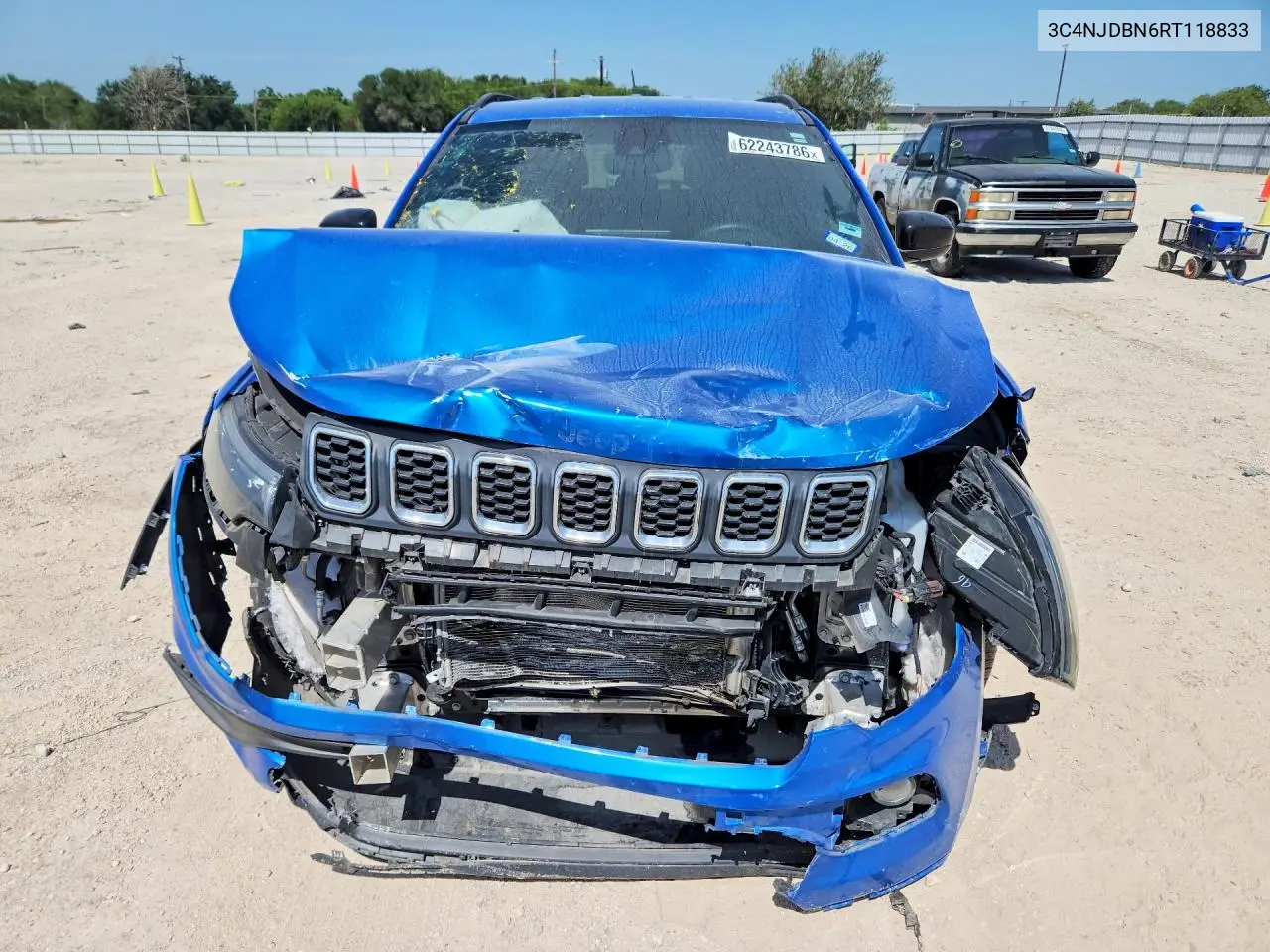2024 Jeep Compass Latitude VIN: 3C4NJDBN6RT118833 Lot: 62243786