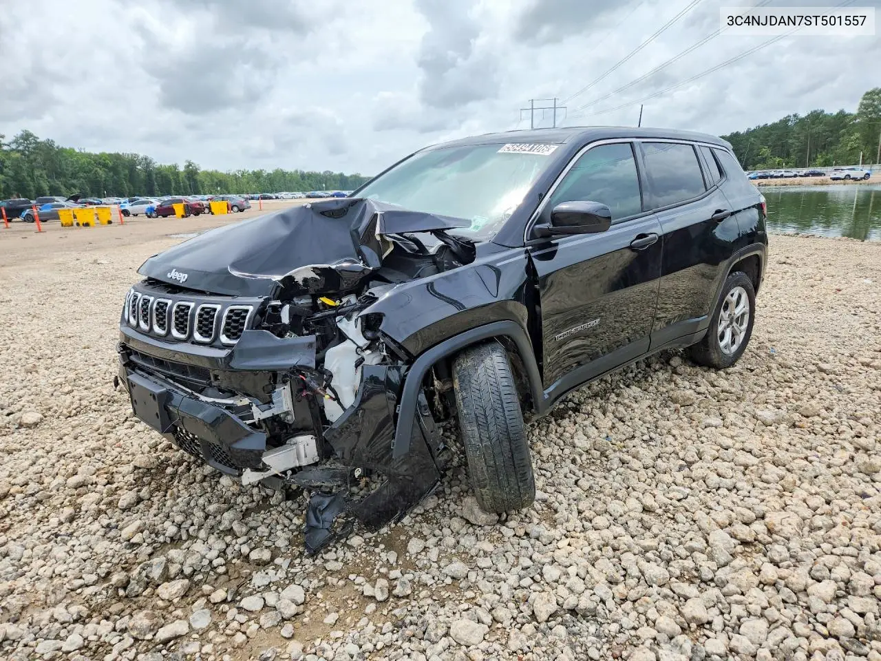 2025 Jeep Compass Sport VIN: 3C4NJDAN7ST501557 Lot: 56494106