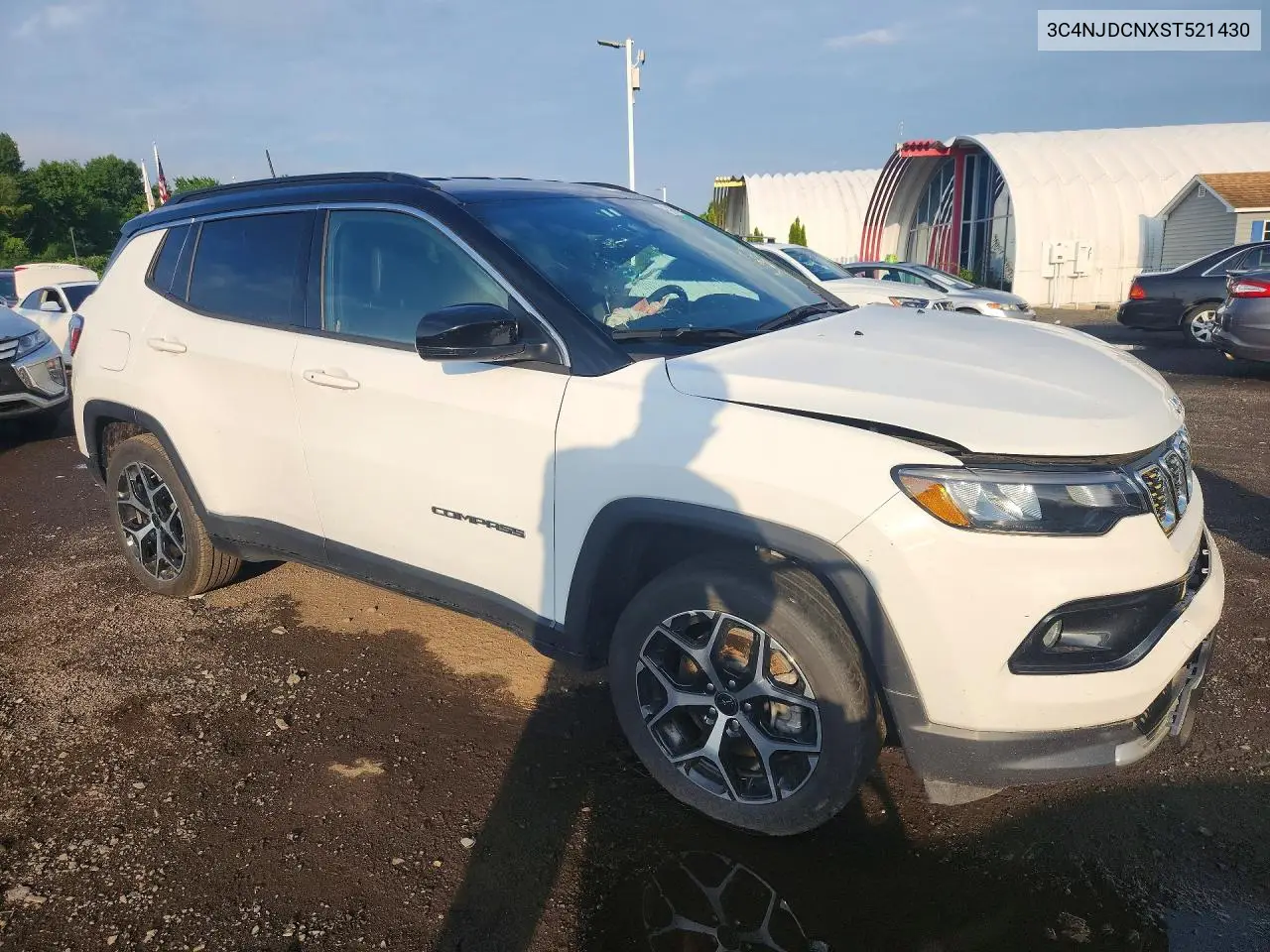 2025 Jeep Compass Limited VIN: 3C4NJDCNXST521430 Lot: 59596266