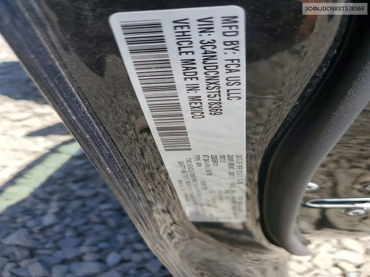 2025 Jeep Compass Limited VIN: 3C4NJDCNXST578369 Lot: 60014626