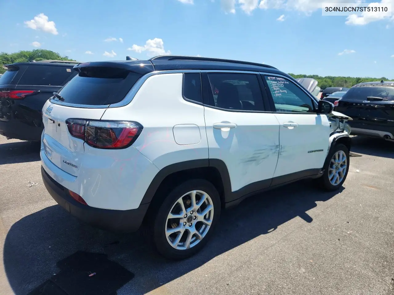 2025 Jeep Compass Limited VIN: 3C4NJDCN7ST513110 Lot: 60162396