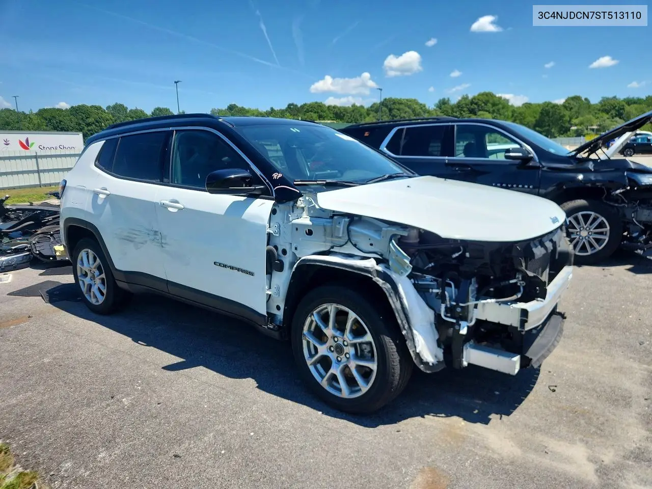 2025 Jeep Compass Limited VIN: 3C4NJDCN7ST513110 Lot: 60162396