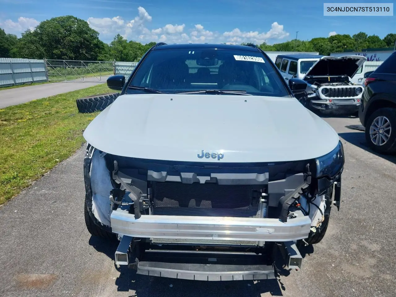 2025 Jeep Compass Limited VIN: 3C4NJDCN7ST513110 Lot: 60162396