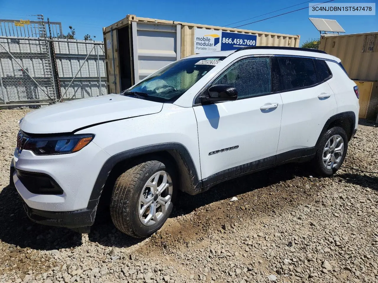 2025 Jeep Compass Latitude VIN: 3C4NJDBN1ST547478 Lot: 60489206