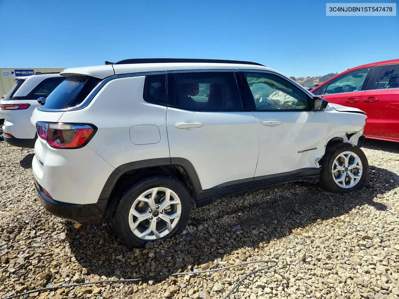 2025 Jeep Compass Latitude VIN: 3C4NJDBN1ST547478 Lot: 60489206