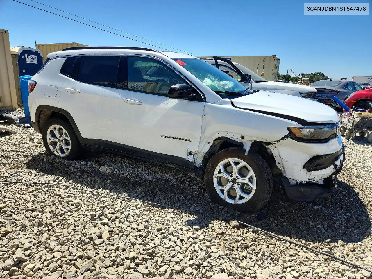 2025 Jeep Compass Latitude VIN: 3C4NJDBN1ST547478 Lot: 60489206