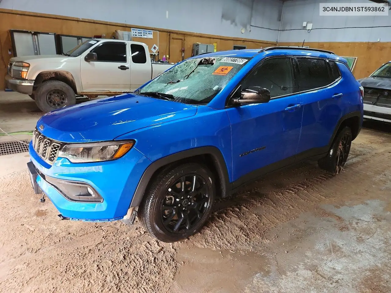 2025 Jeep Compass Latitude VIN: 3C4NJDBN1ST593862 Lot: 60827786