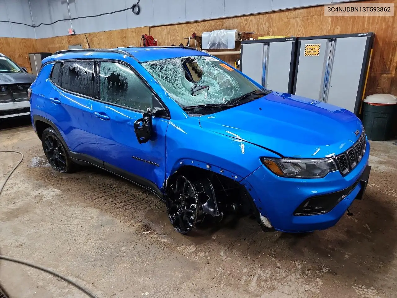 2025 Jeep Compass Latitude VIN: 3C4NJDBN1ST593862 Lot: 60827786