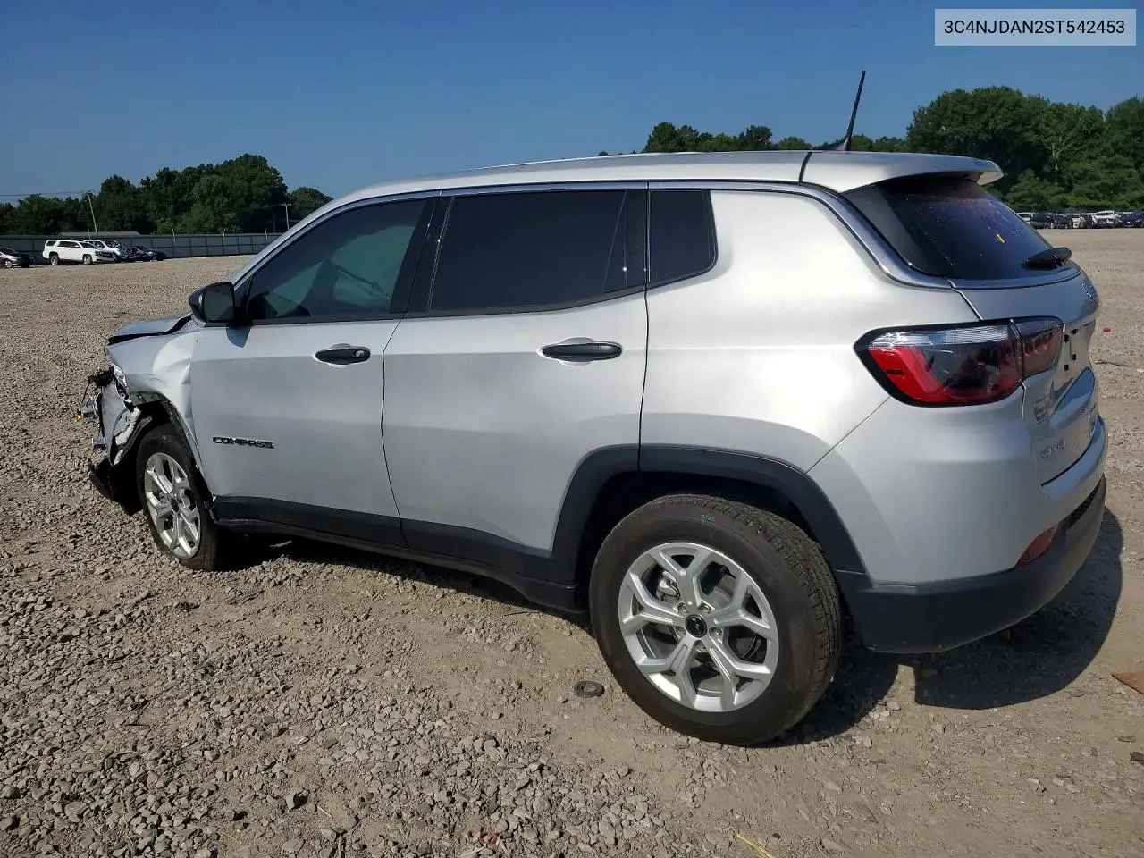 2025 Jeep Compass Sport VIN: 3C4NJDAN2ST542453 Lot: 61004906