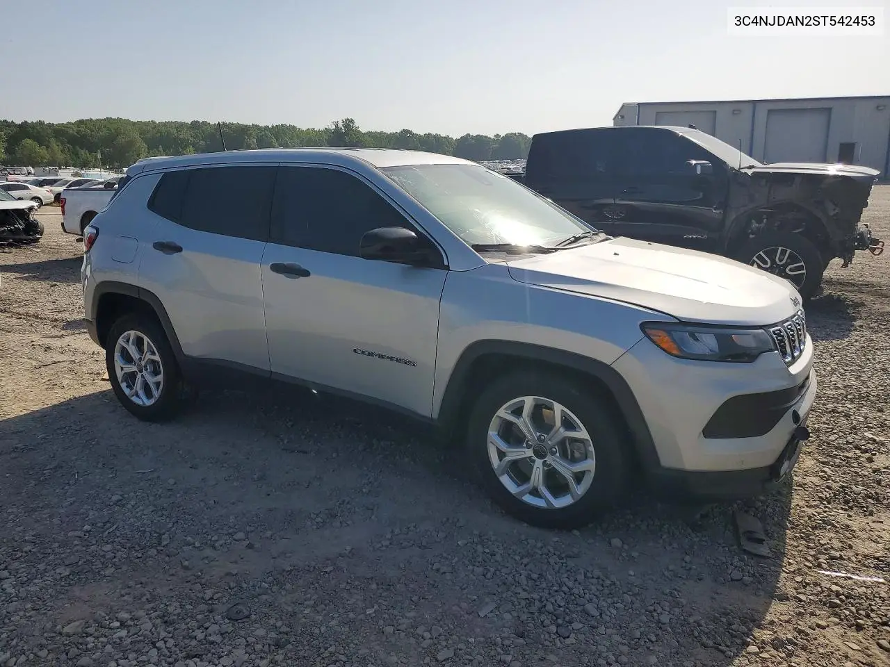 2025 Jeep Compass Sport VIN: 3C4NJDAN2ST542453 Lot: 61004906