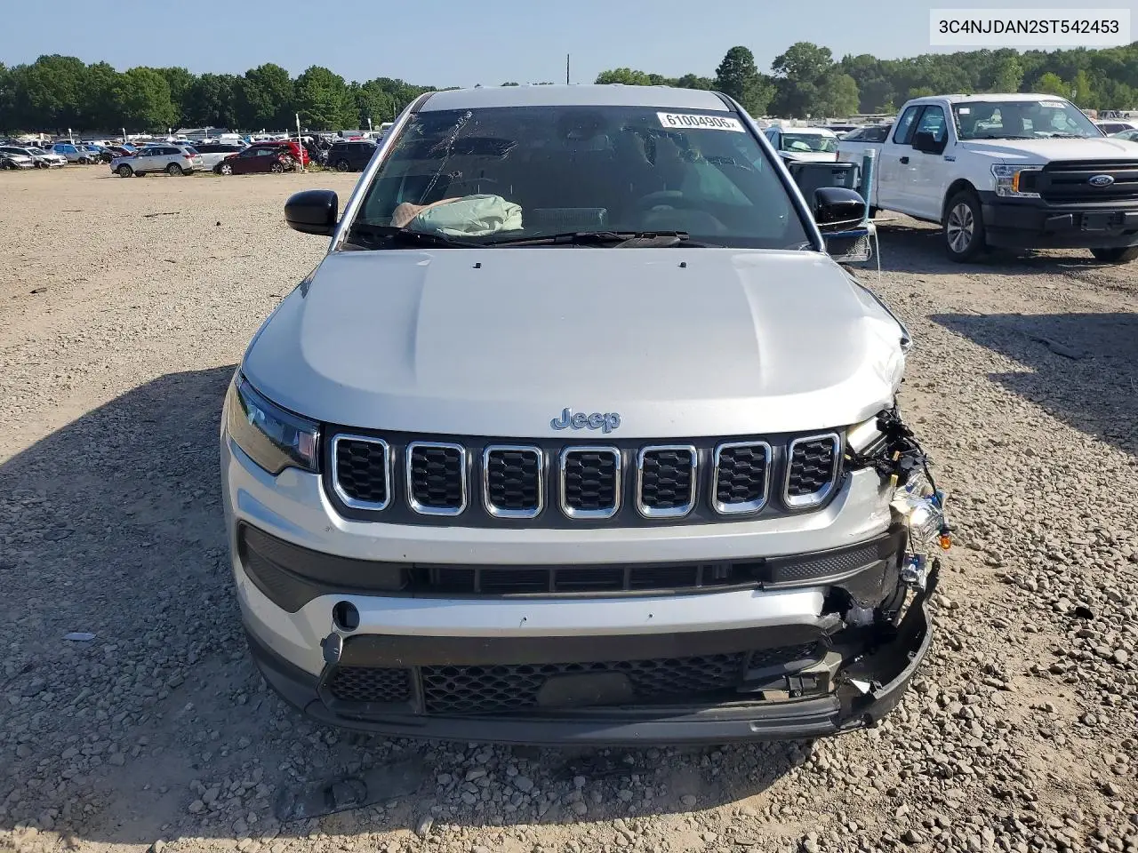 2025 Jeep Compass Sport VIN: 3C4NJDAN2ST542453 Lot: 61004906