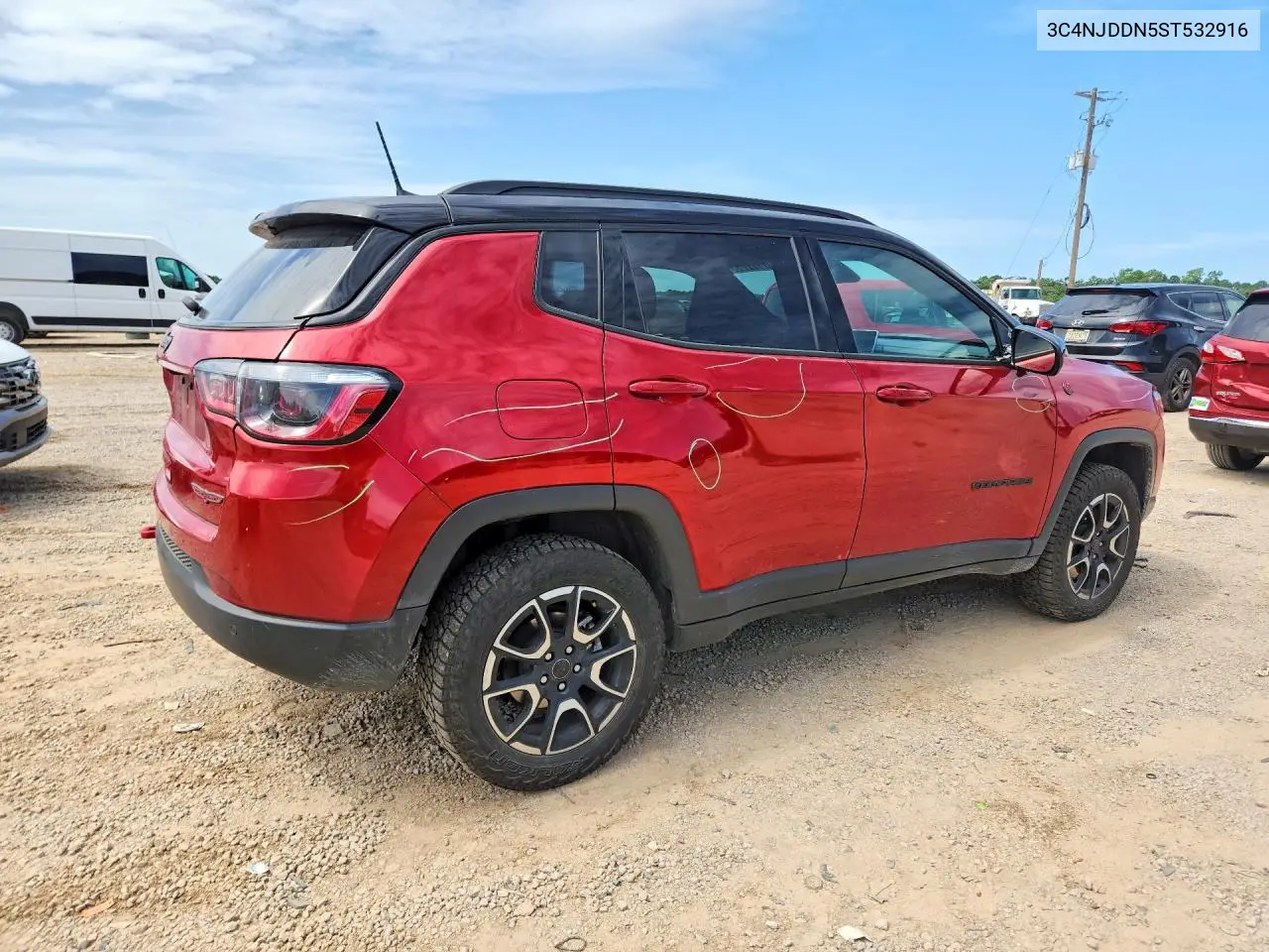 2025 Jeep Compass Trailhawk VIN: 3C4NJDDN5ST532916 Lot: 61077786