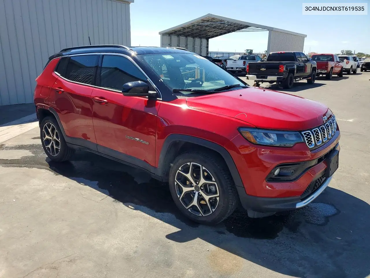 2025 Jeep Compass Limited VIN: 3C4NJDCNXST619535 Lot: 61205186