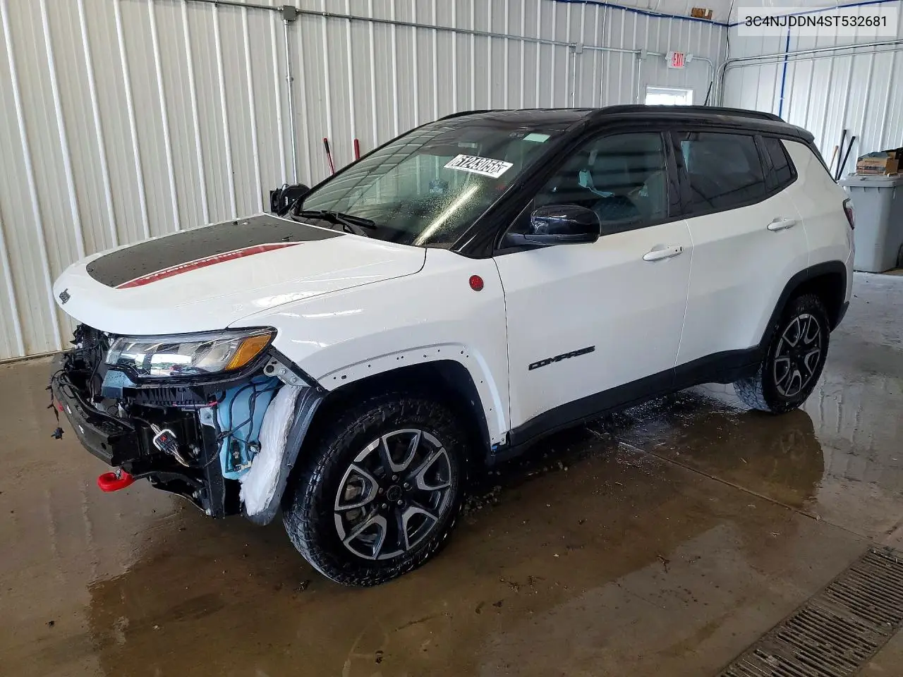 2025 Jeep Compass Trailhawk VIN: 3C4NJDDN4ST532681 Lot: 61243056