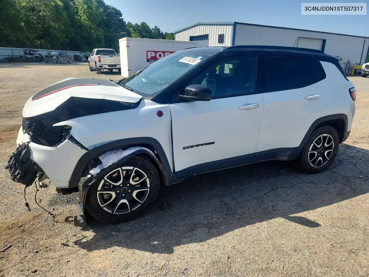 2025 Jeep Compass Trailhawk VIN: 3C4NJDDN1ST507317 Lot: 61416286