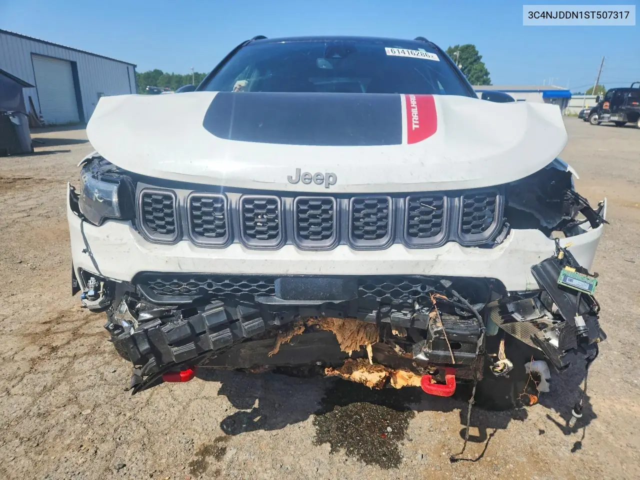 2025 Jeep Compass Trailhawk VIN: 3C4NJDDN1ST507317 Lot: 61416286