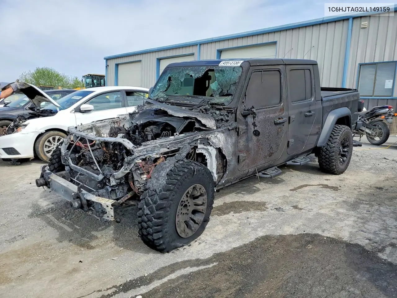 2020 Jeep Gladiator Sport VIN: 1C6HJTAG2LL149159 Lot: 49973156