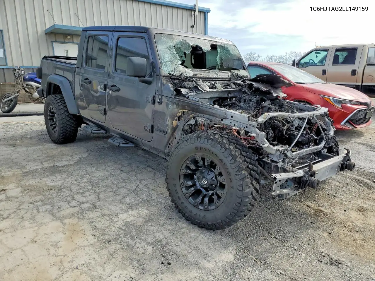 2020 Jeep Gladiator Sport VIN: 1C6HJTAG2LL149159 Lot: 49973156