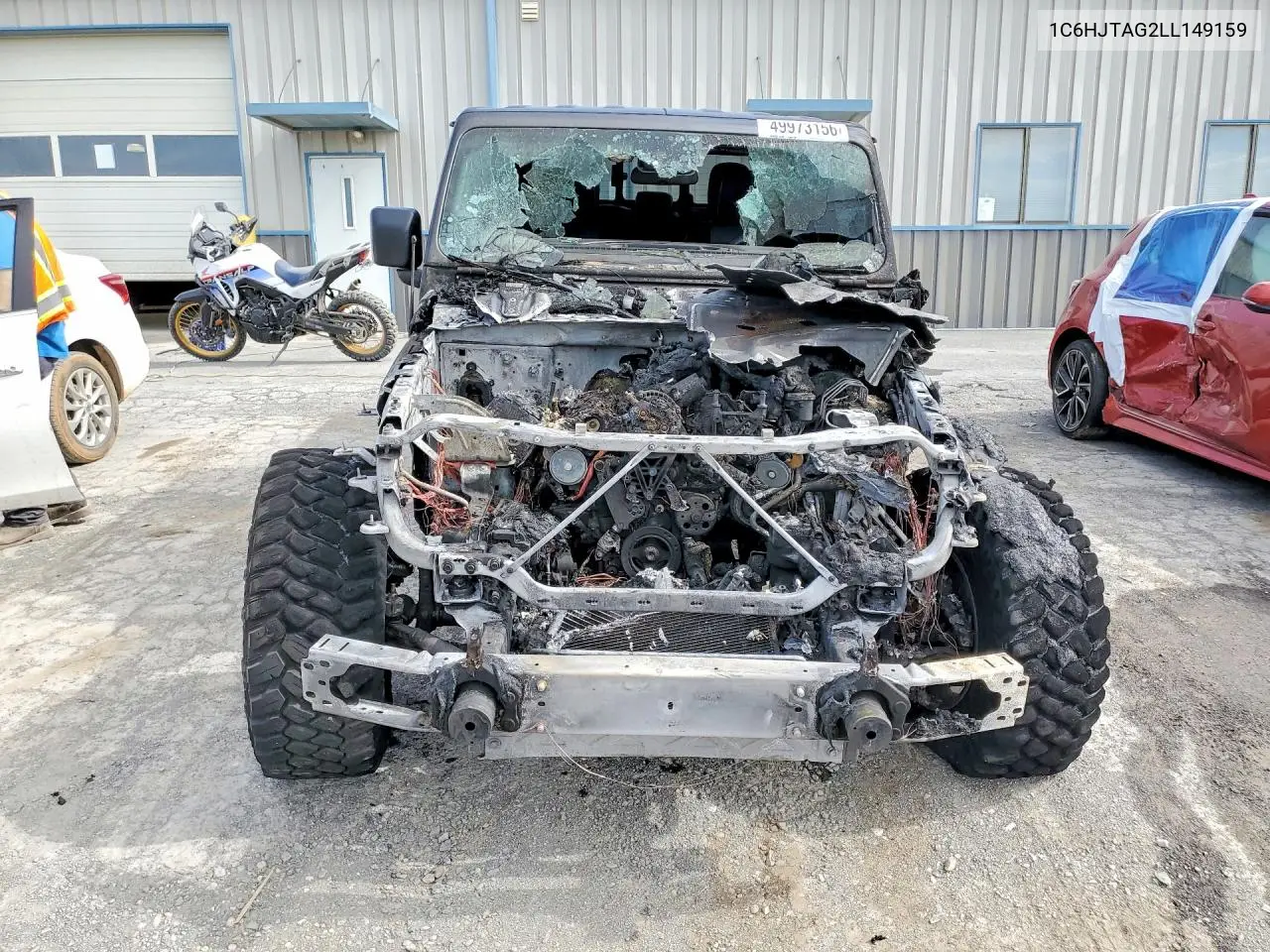 2020 Jeep Gladiator Sport VIN: 1C6HJTAG2LL149159 Lot: 49973156