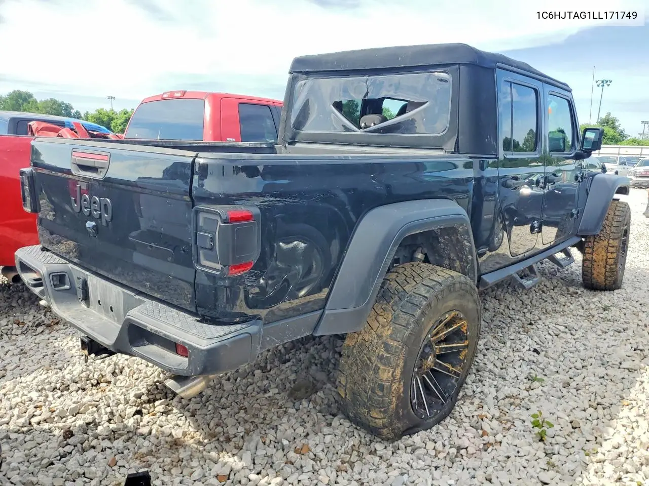 2020 Jeep Gladiator Sport VIN: 1C6HJTAG1LL171749 Lot: 52837046