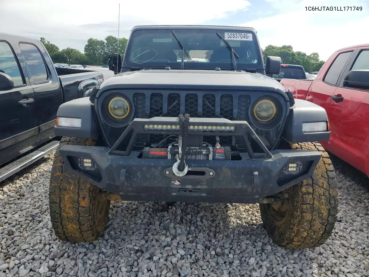 2020 Jeep Gladiator Sport VIN: 1C6HJTAG1LL171749 Lot: 52837046