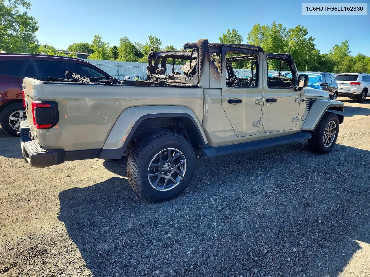 2020 Jeep Gladiator Overland VIN: 1C6HJTFG6LL162330 Lot: 55139306