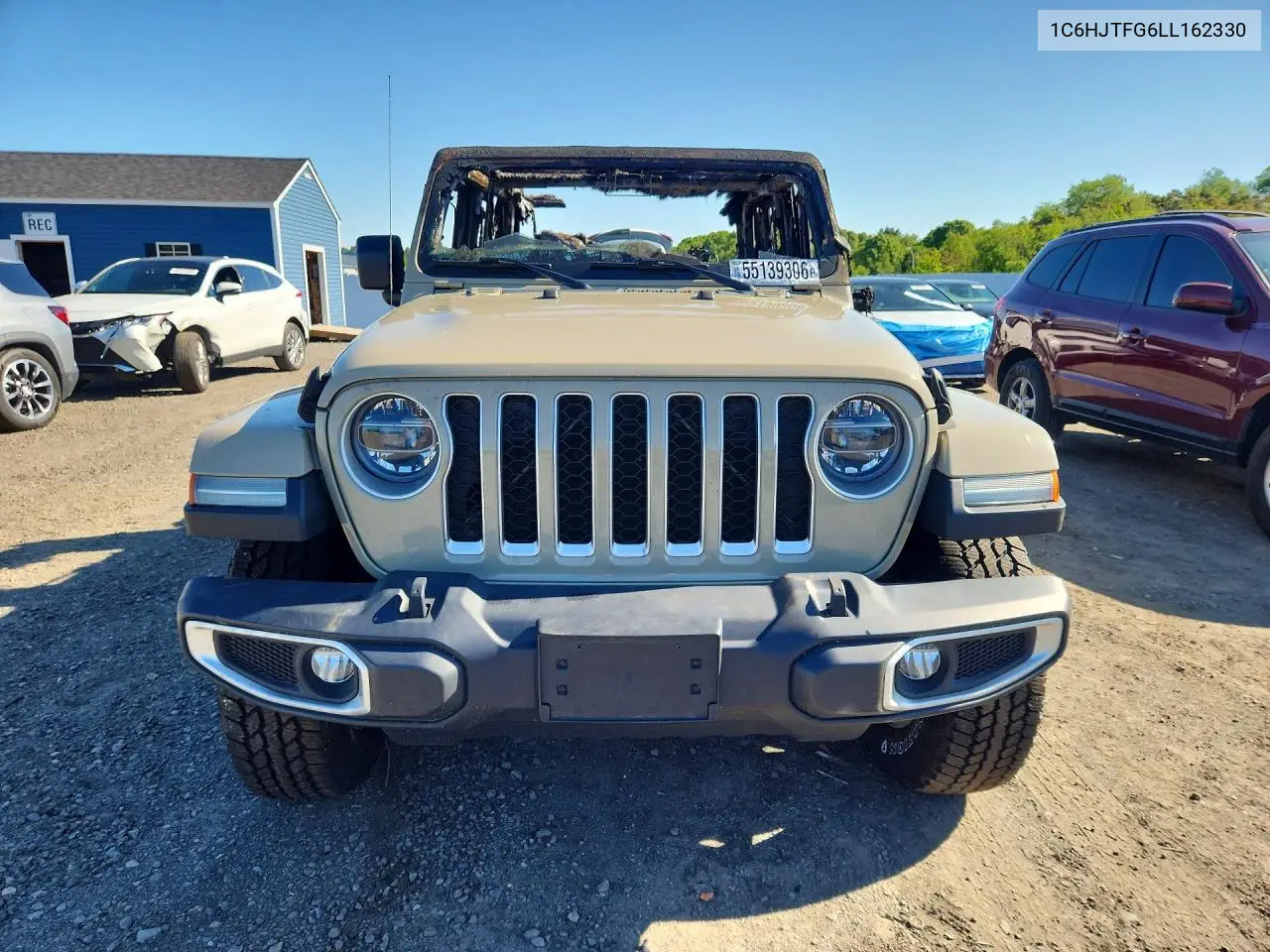 2020 Jeep Gladiator Overland VIN: 1C6HJTFG6LL162330 Lot: 55139306