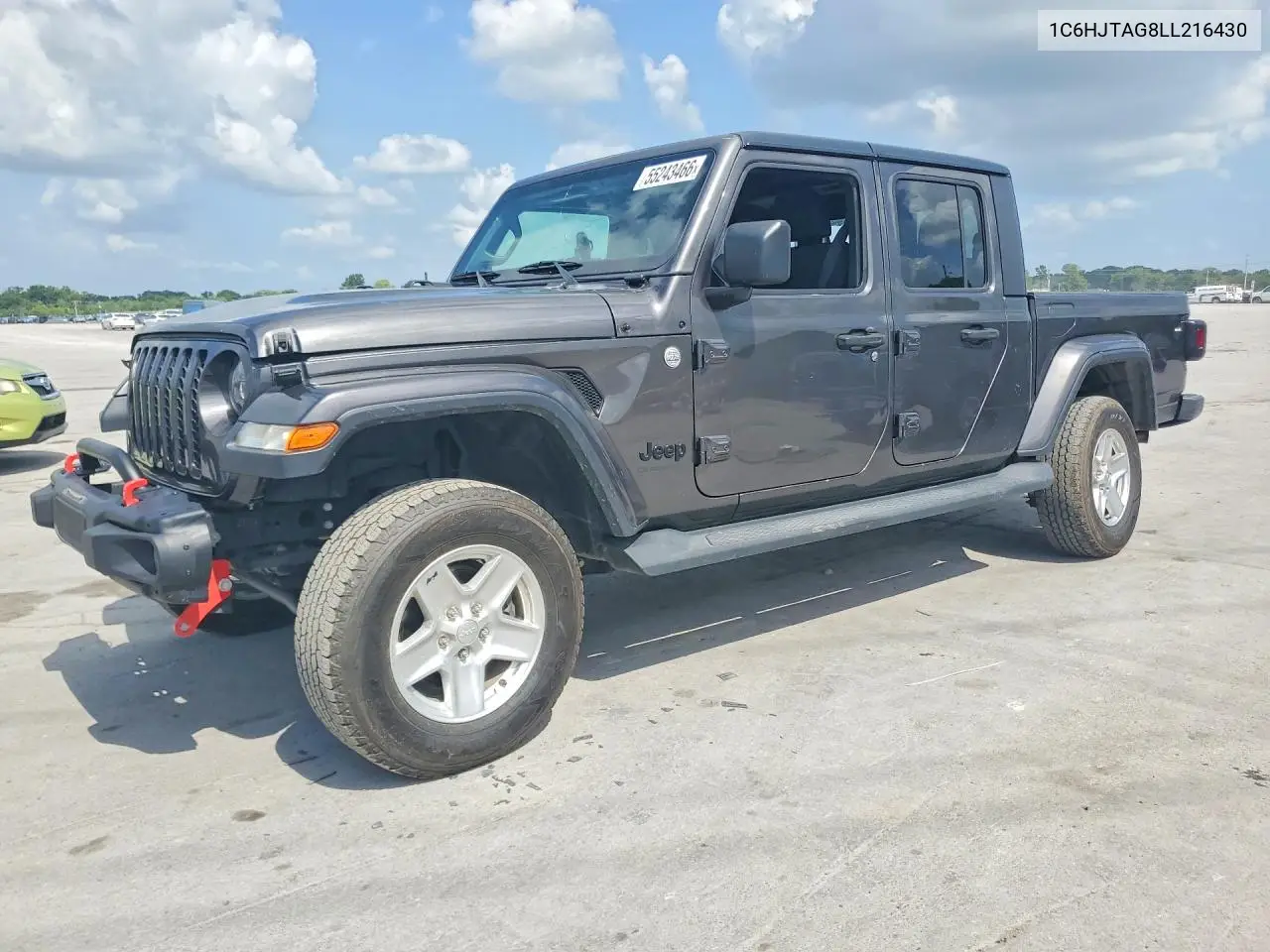 2020 Jeep Gladiator Sport VIN: 1C6HJTAG8LL216430 Lot: 55243466